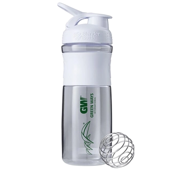Szejker Sportmixer Flip Tritan biały 600 ml